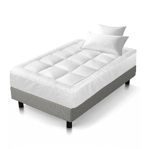 Giselle Bedding Mattress Topper Pillowtop Bamboo I  Single