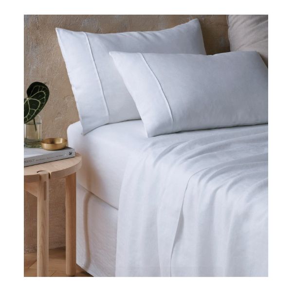 Hemp Sheet Set I Super King I White - Dust Mite Allergy Solutions Australia
