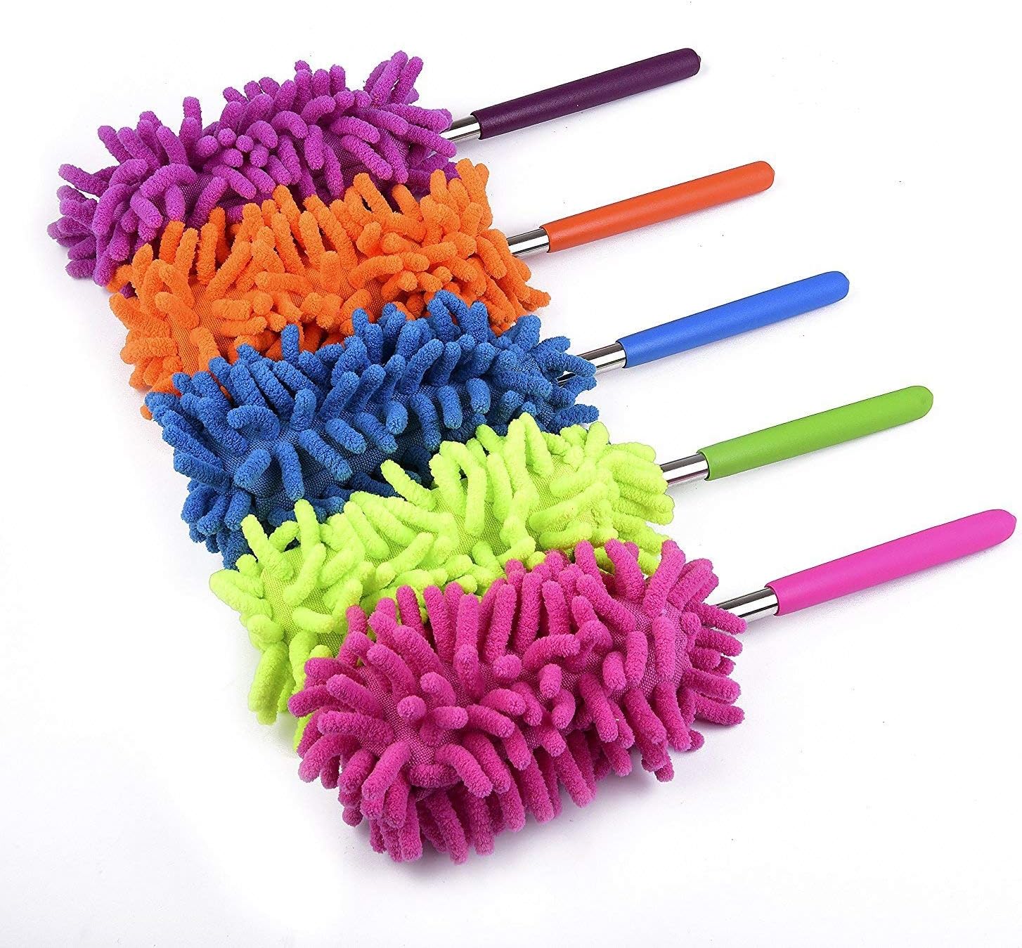 Washable microfibre dusters for home cleaning for people with dust mite allergies