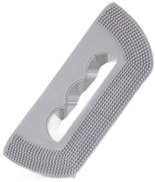Deshedding cat brush anti-shedding TPR coat care comb grey for removing pet hair from furniture and fabrics – Dust Mite Allergy Solutions Australia