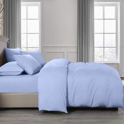 Royal Comfort 2000TC Bamboo Cooling Quilt Cover Set | King | Light Blue