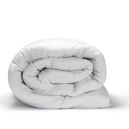 Silk Touch Quilt 360GSM All Seasons Antibacterial Hypoallergenic I Double I White
