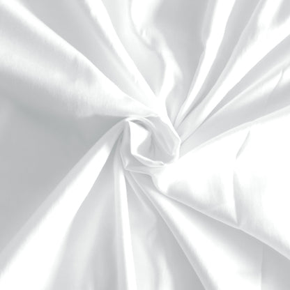 Close up of 1000 thread count bamboo cotton sheets smooth texture white Dust Mite Allergy Solutions Australia