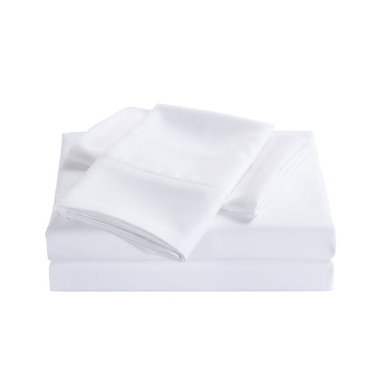 Royal Comfort 2000TC Bamboo Cooling Sheet Set | Queen | White