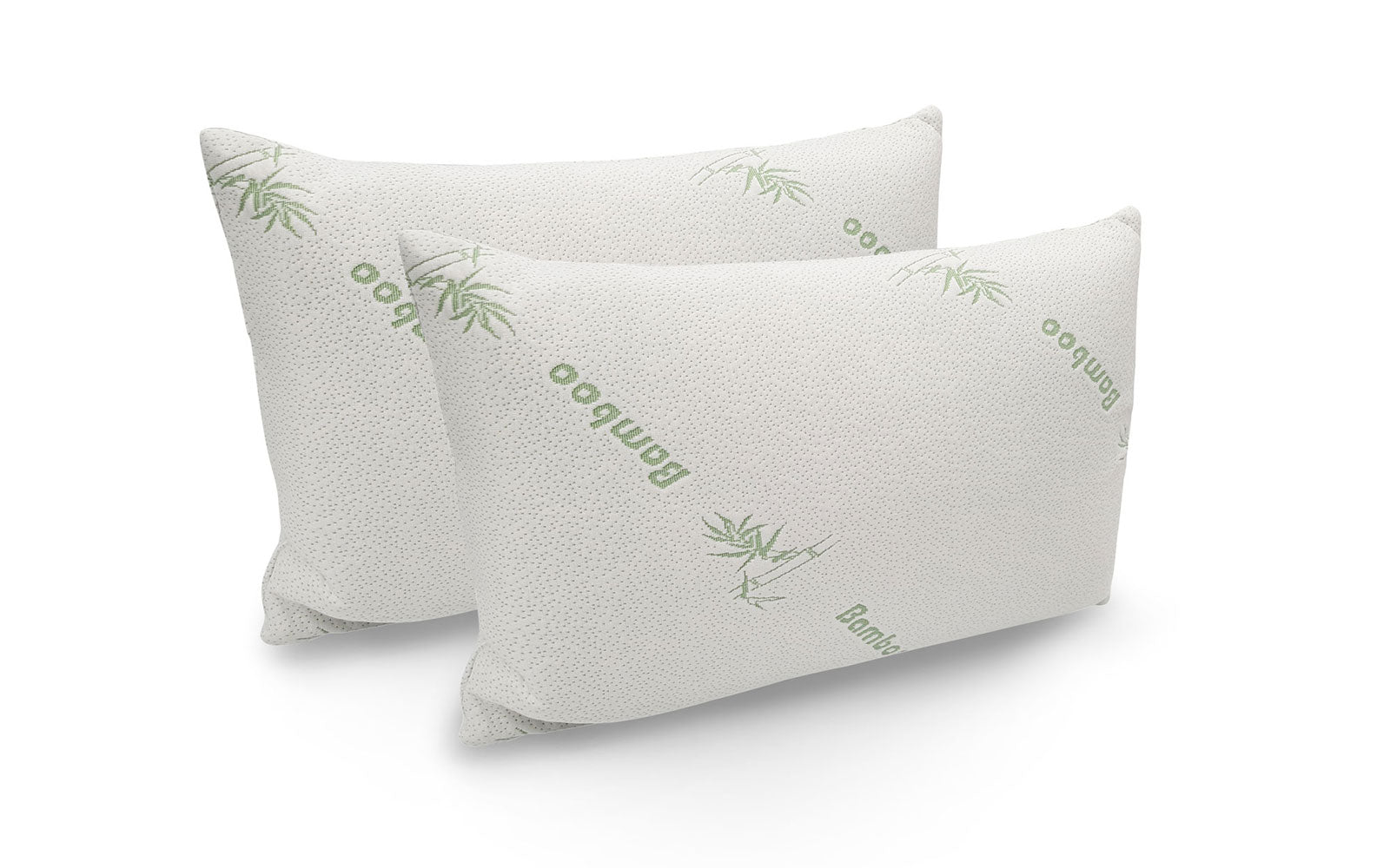 Royal Comfort 1000TC Bamboo Blend Sheet Set + 2 Bamboo Pillows | Queen | White