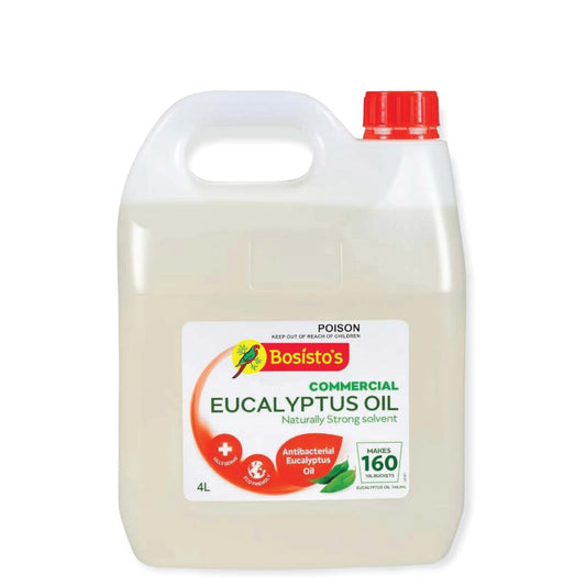 Natural Eucalyptus Oil 4L Commercial Cleaner I  Bosisto's - Dust Mite Allergy Solutions