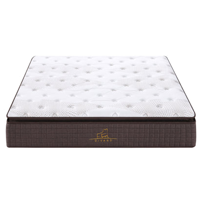king mattress in box, premium king mattress, 7-zone pocket spring mattress, gel memory foam king mattress, king size mattress edge support, medium feel king mattress, hypoallergenic king mattress, motion isolation mattress, CertiPUR-US mattress king, OEKO-TEX certified mattress, rolled and compressed king mattress, king mattress with breathable layers, multi-layered king mattress, anti-allergy king mattress, luxury mattress with foam encasement