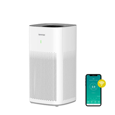 Ionmax Lavish ION350 H13 HEPA air purifier, front view | Dust Mite Allergy Solutions Australia