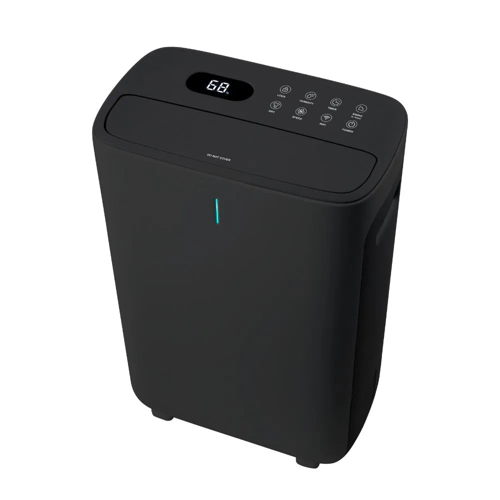 H13 HEPA filter and digital humidity display on the Venta ION615 | Dust Mite Allergy Solutions Australia