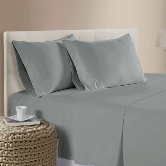 400TC Bamboo Cotton Sheet Set | Queen | Grey