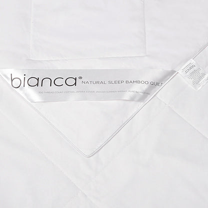 Bianca Pure Bamboo Summer Quilt 250GSM | Double 