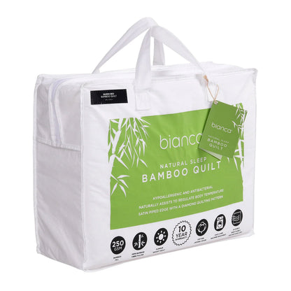 Bianca Pure Bamboo Summer Quilt 250GSM | Single 