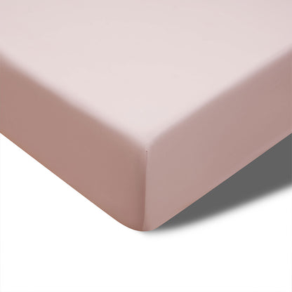Accessorize 400TC Bamboo Cotton Fitted Sheet | Queen | Blush