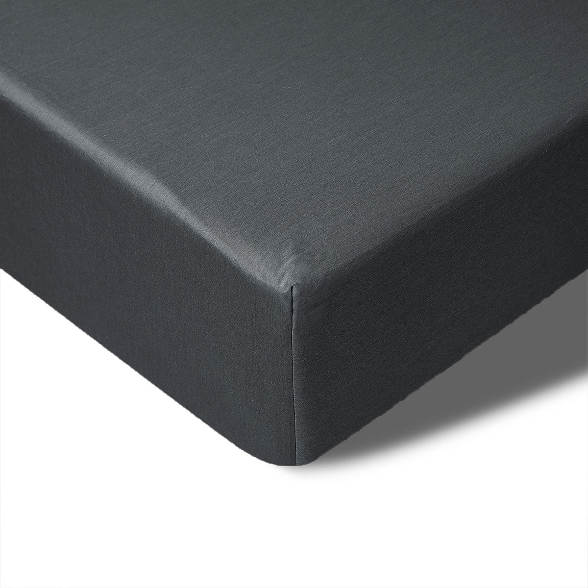 Accessorize 400TC Bamboo Cotton Fitted Sheet | Single | Charcoal