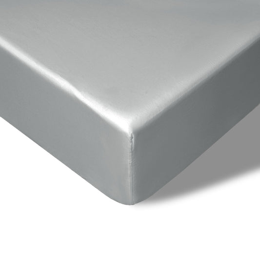 Accessorize 400TC Bamboo Cotton Fitted Sheet | King | Grey