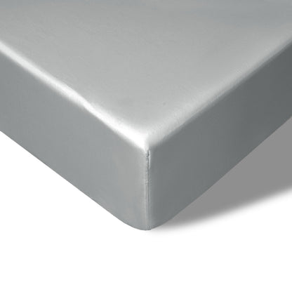 Accessorize 400TC Bamboo Cotton Fitted Sheet | Queen | Grey