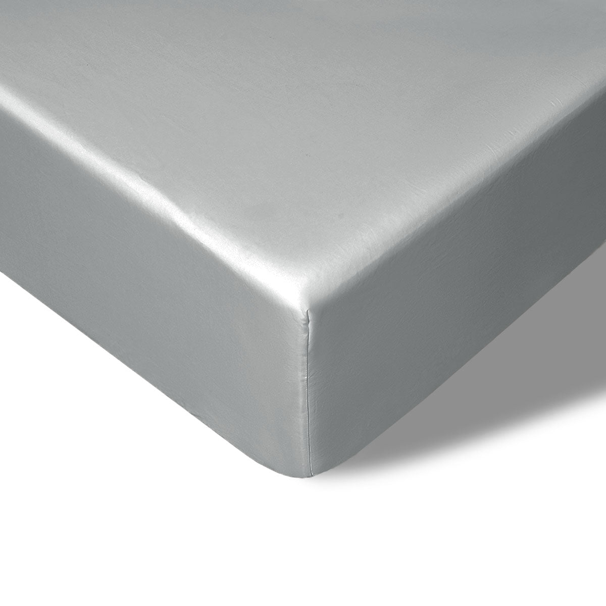 Accessorize 400TC Bamboo Cotton Fitted Sheet | Single | Grey
