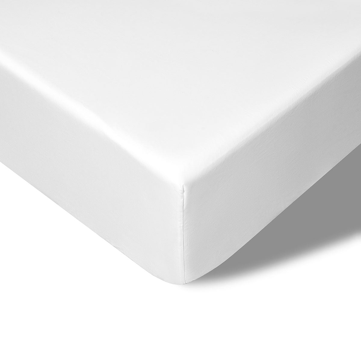 Accessorize 400TC Bamboo Cotton Fitted Sheet | King | White