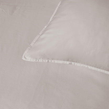 Accessorize 400TC Bamboo Cotton Quilt Cover Set | King | Stone