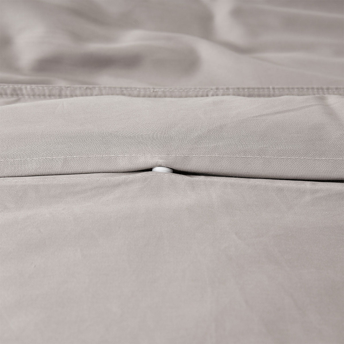 Accessorize 400TC Bamboo Cotton Quilt Cover Set | King | Stone