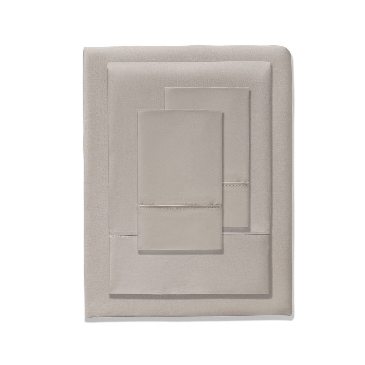 Accessorize 400TC Bamboo Cotton Sheet Set | Double | Stone