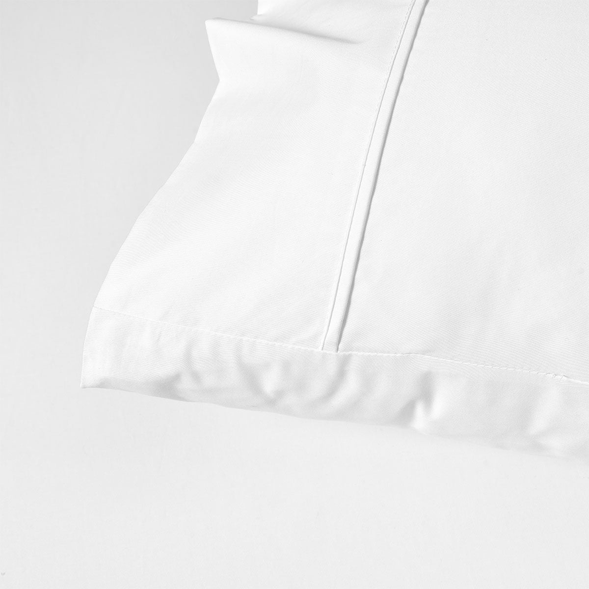 Accessorize 400TC Bamboo Cotton Sheet Set | Double | White