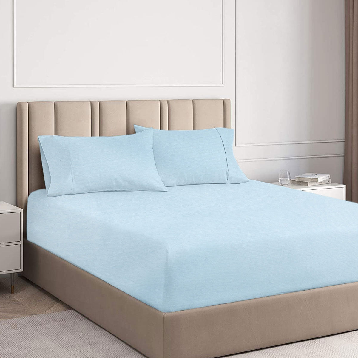 Ramesses | Cooling Bamboo Combo Set | 2000TC | King | Steel Blue