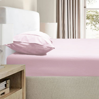 Ramesses | Bamboo Embossed Combo Set | 2000TC | King | Pink