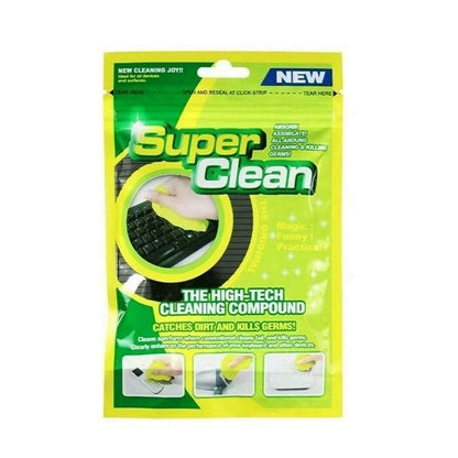 Cleaning gel for removing dust from hard-to-reach surfaces