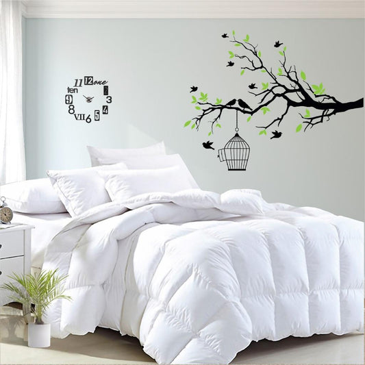 Luxor Bamboo Blend Quilt 200GSM | Summer | Queen | White