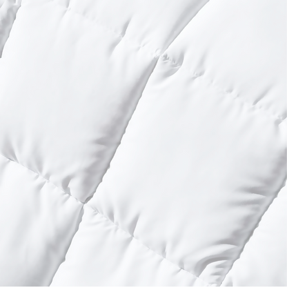 Luxor Bamboo Blend Quilt 400GSM | All Season | Super King | White