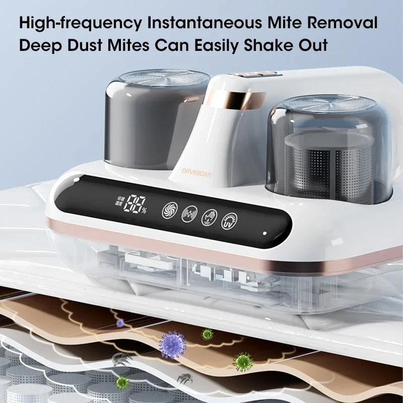 UV sterilisation dust mite vacuum