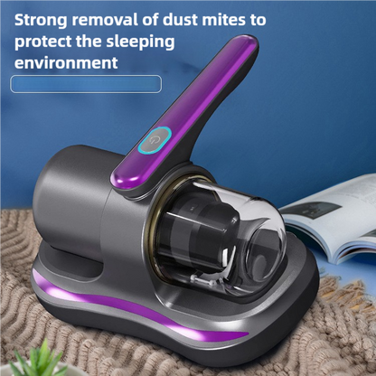 cordless dust mite vacuum designed to reduce allergens in bedding