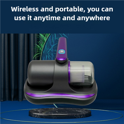handheld dust mite vacuum to help reduce allergens in bedding