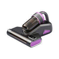 Cordless UV-C Dust Mite Vacuum I Purple I Hot Air, Pulsating Pads & LED Display
