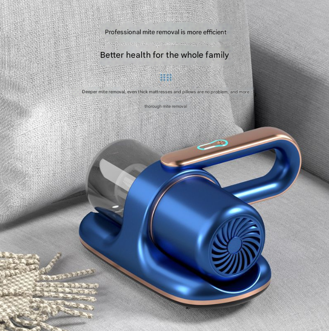 portable UV-C dust mite vacuum