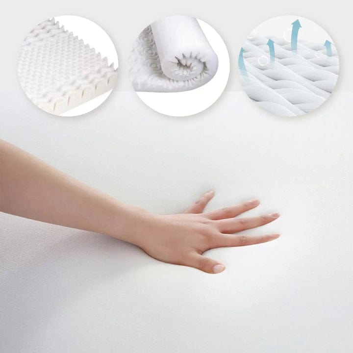Memory Foam Mattress Topper | Bamboo Cover | 8cm | Double