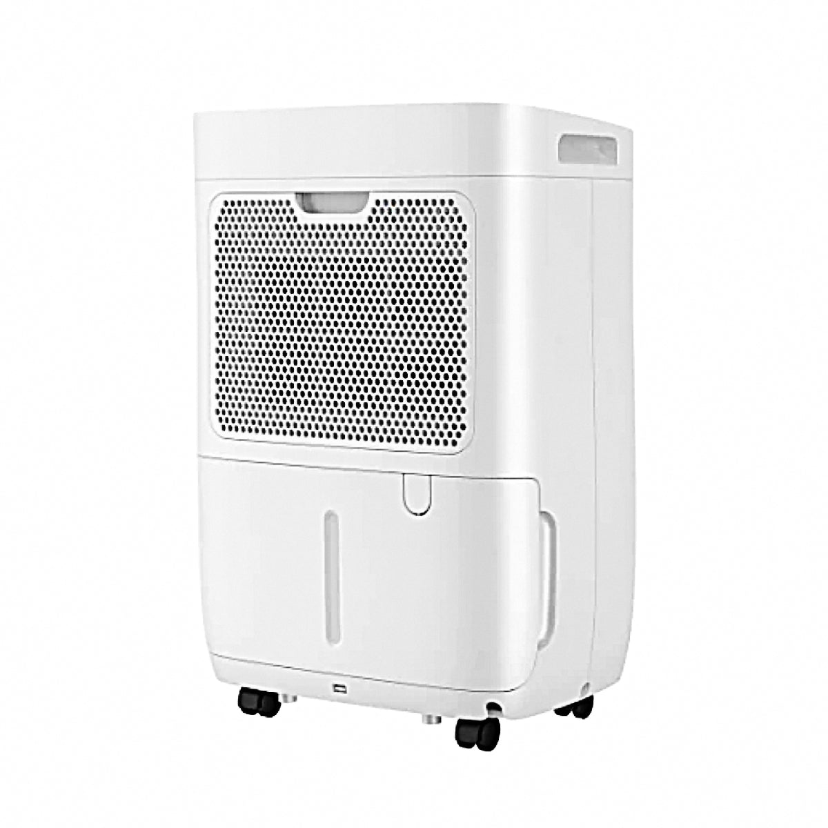 White dehumidifier on a white background