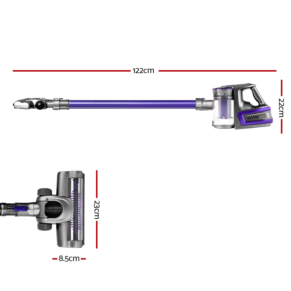 Devanti Cordless Stick Vacuum — Converts to Handheld, HEPA-Grade Filter | AU