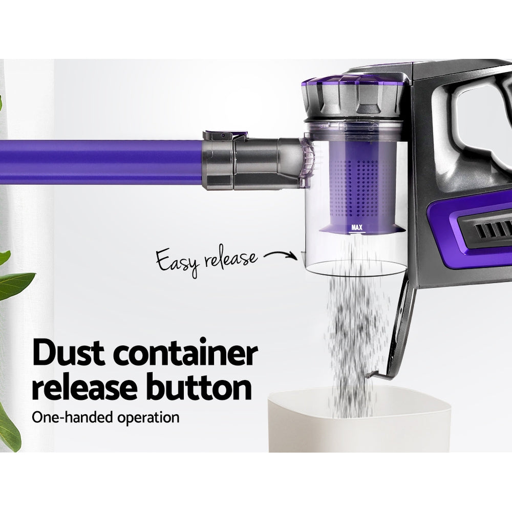 Devanti Cordless Stick Vacuum — Converts to Handheld, HEPA-Grade Filter | AU