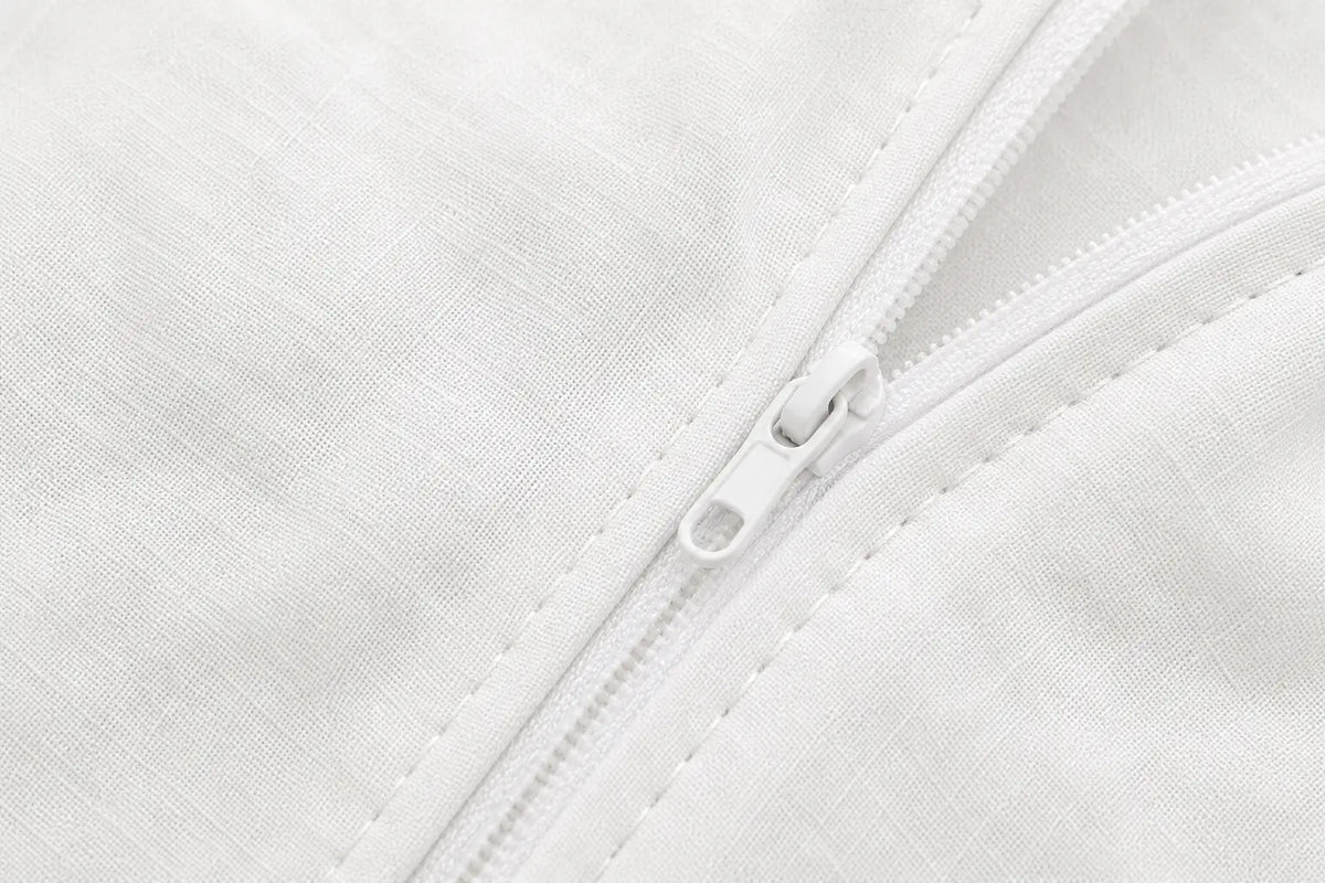 Dust mite protectors with zipper