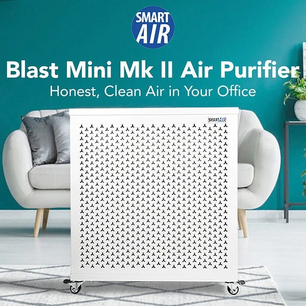 SmarAir Blast Mini Mk II Air Purifier CADR 585 m3/h Dust Mite Allergy Solutions