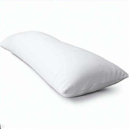 100% Cotton Dust Mite Allergy Body Pillow Protector | Zipper Closure
