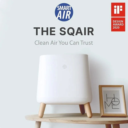 SmartAir Sqair Air Purifier with HEPA and VOC Filters CADR 315m3/h Dust Mite Allergy Solutions