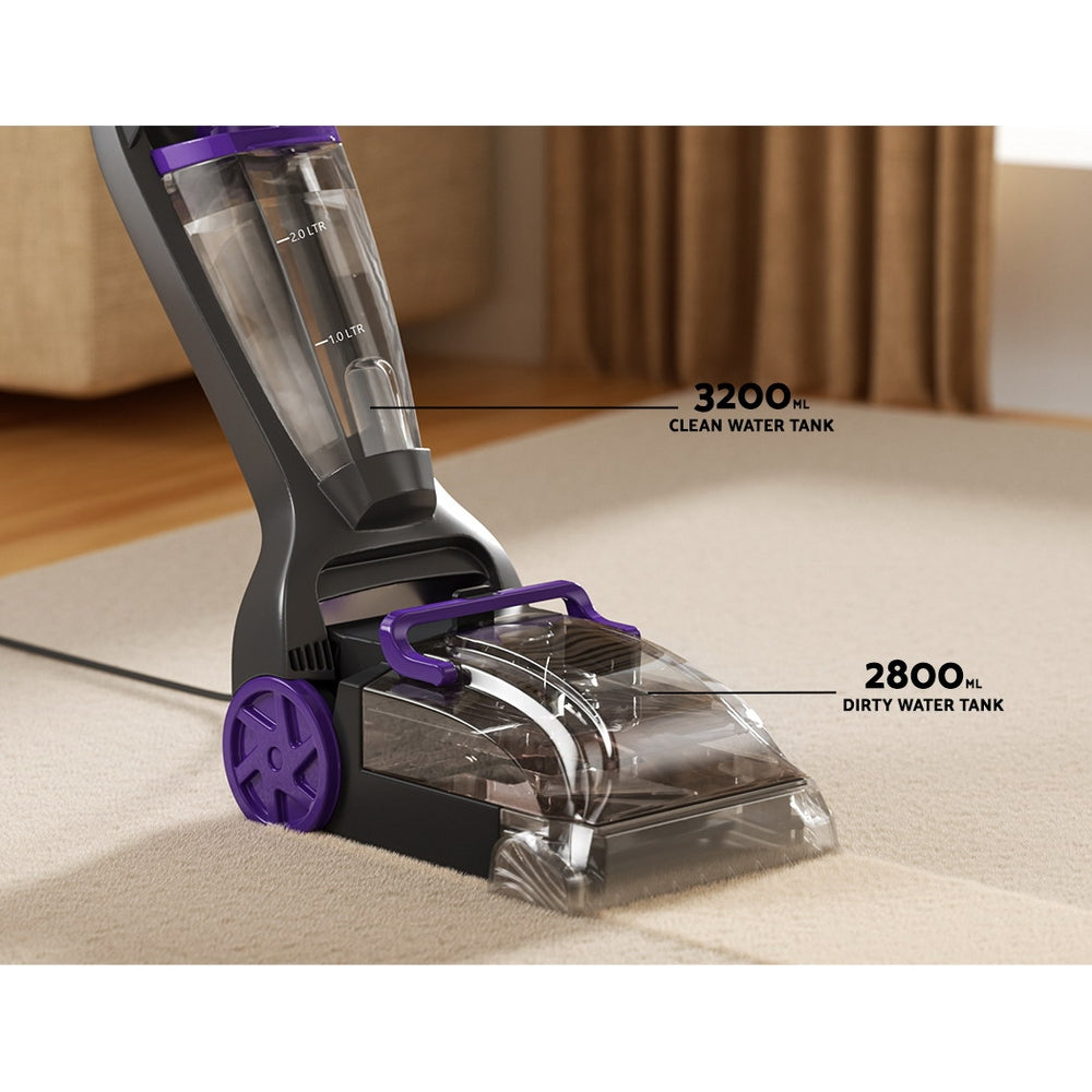 Devanti Carpet Washer Handheld Vacuum Cleaner 800W - Dust Mite Allergy Solutions
