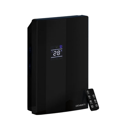 Devanti DH-002 2L Compact Dehumidifier — Black | AU