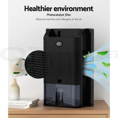 Devanti 2L Dehumidifier Air Purifier Black