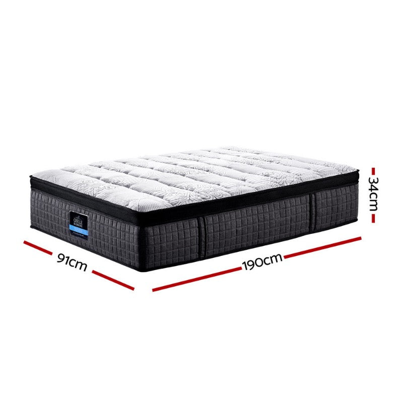 Giselle Latex Foam Mattress | Single | 99% Dust Mite Resistant  | Dust Mite Allergy Solutions - Hypoallergenic mattress, Dust mite resistant mattress, Anti-bacterial mattress, Allergy-free mattress