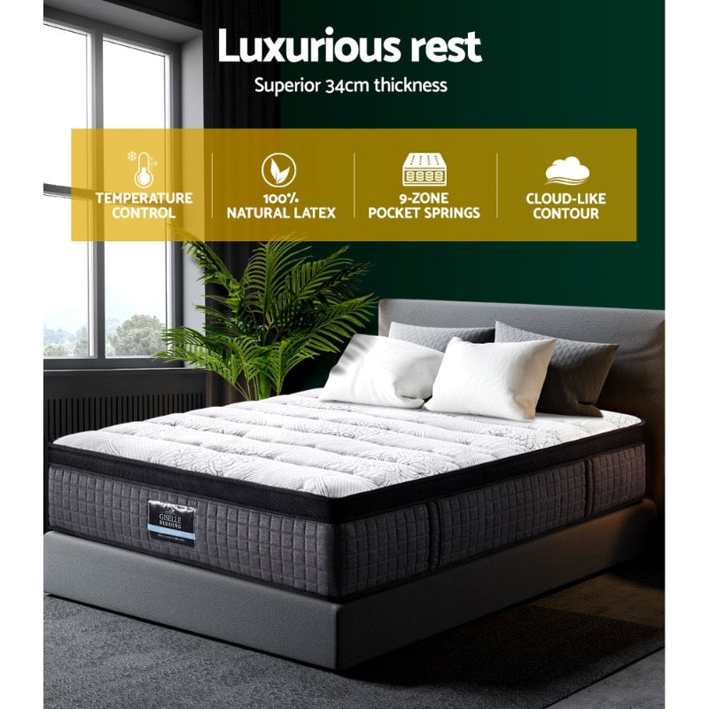 Giselle Latex Foam Mattress | Single | 99% Dust Mite Resistant  | Dust Mite Allergy Solutions - Hypoallergenic mattress, Dust mite resistant mattress, Anti-bacterial mattress, Allergy-free mattress