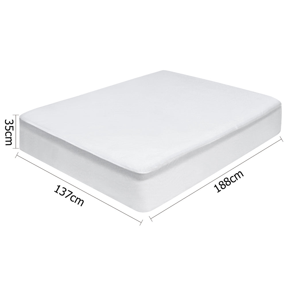 Bamboo Mattress Protector I Water resistant I Double Size